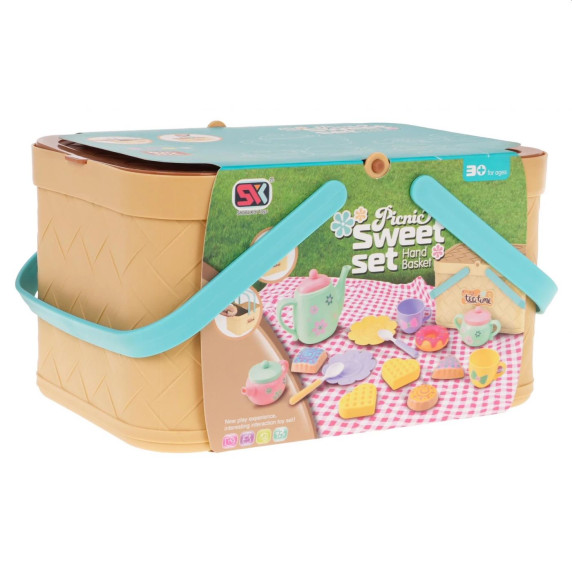 Set picnic pentru copii cu  accesorii -  Inlea4Fun PICNIC SWEET SET