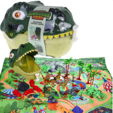 Set de figurine „Lumea dinozaurilor” pentru copii cu covoraș - Inlea4Fun DINOSAUR PARADIS - 