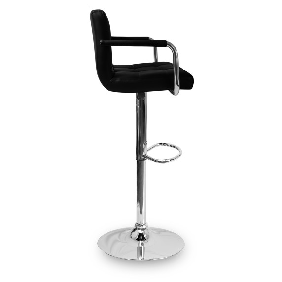 Bárszék karfával AGA MR2010BLACK-1 - Fekete