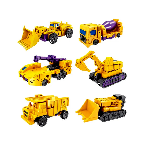 Set de construcție robot 6 în 1 - Aga4Kids MR1438 - galben