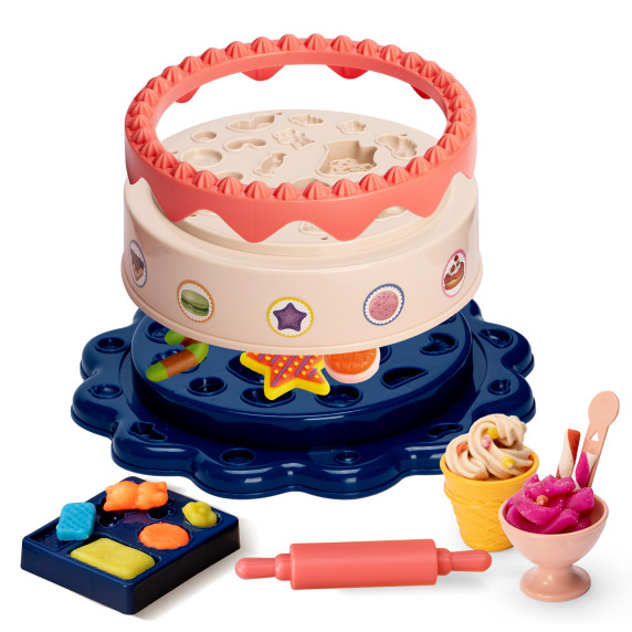 Plastilina 10 buc + accesorii - Aga4Kids MR1414 - tort