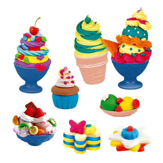 Set plastilina cu mașină de patiserie - Aga4Kids MR1411