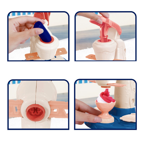 Set plastilina cu mașină de patiserie - Aga4Kids MR1411