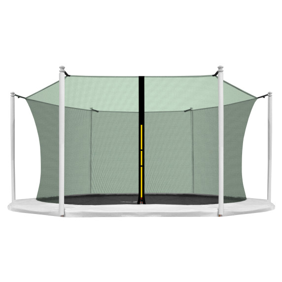 Unutarnja sigurnosna mreža za trampolin ukupnog promjera 430 cm na 6 prečki AGA - tamno zelena