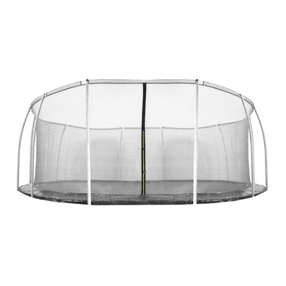 Vnútorná ochranná sieť na trampolínu s celkovým priemerom 500 cm na 12 tyčí (kruh) AGA 500OS12KRUH - čierna