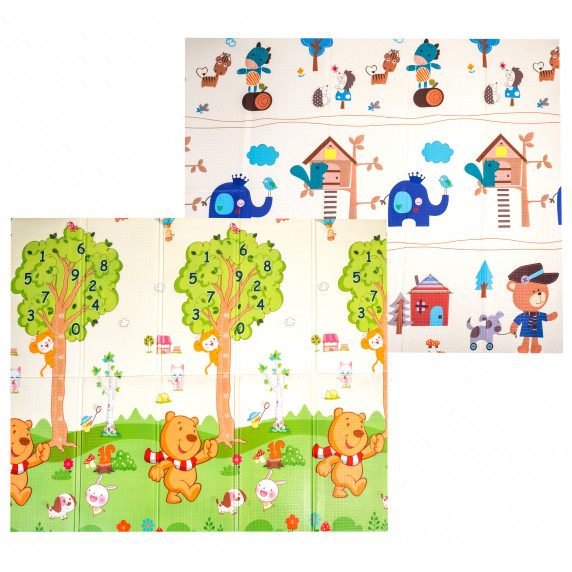 Multifunkciós habszivacs játszószőnyeg Aga4Kids  200x180 cm MR136