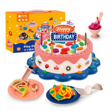 Plastilina 10 buc + accesorii - Aga4Kids MR1414 - tort - 