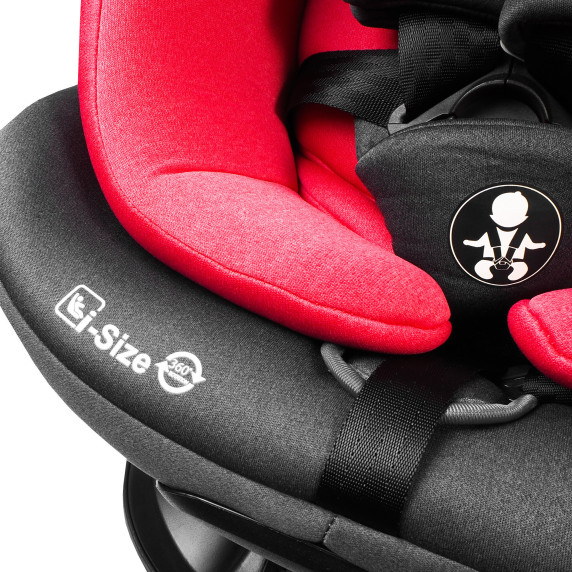 Autosedačka i-Size 360° 0-36 kg AGA DS1822-RED - červená