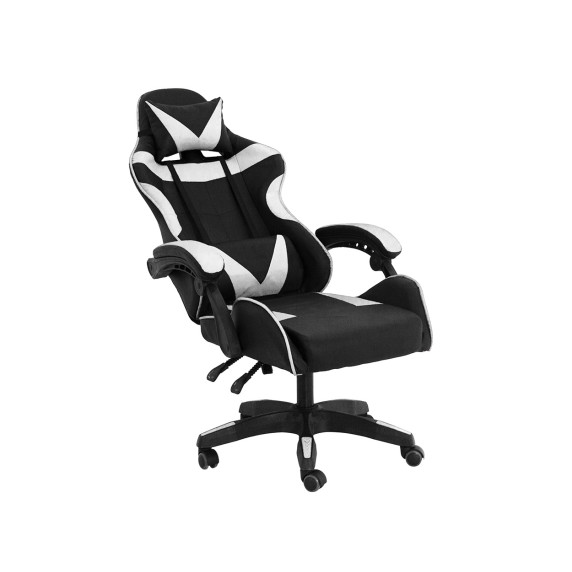 Gamer kreslo Aga MR2080WHITE - čierno-biele