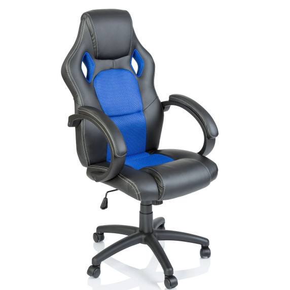 Irodai szék Tresko Racing RS-014 - Fekete/kék