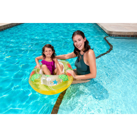 Barcă gonflabilă pentru copii - 102x69 cm BESTWAY 34037 - galben