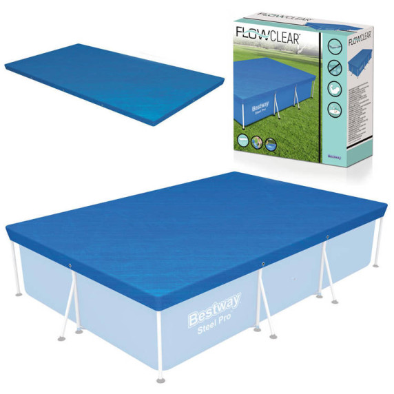 Husă protecție piscină -  300x201 cm - BESTWAY 58106