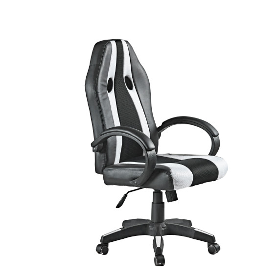 Scaun birou - alb/negru - AGA MR2060