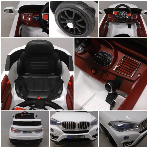 Elektromos kisautó R-Sport Cabrio B12 - fehér