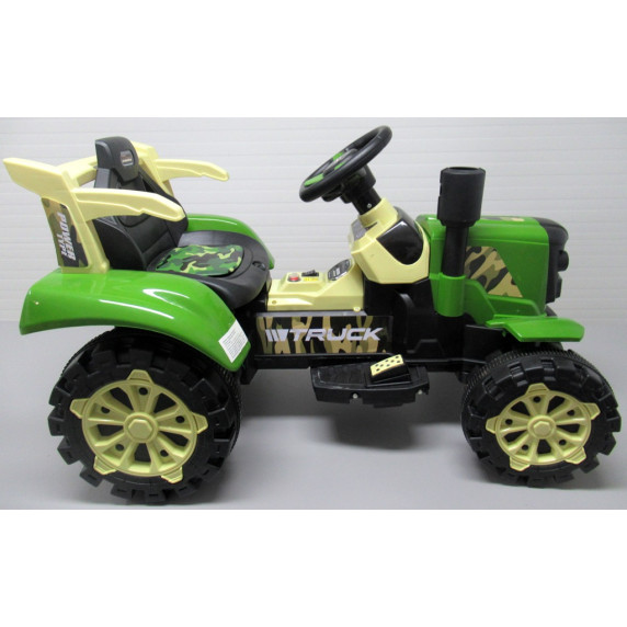 Elektromos traktor utánfutóval R-Sport C2- zöld