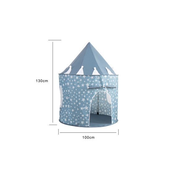 Detský hrací stan Castle Aga4Kids MR7010BLUE - modrý