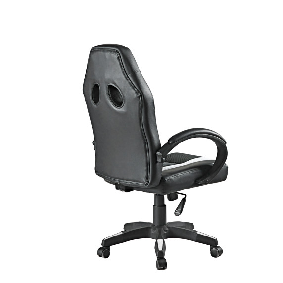 Scaun birou - alb/negru - AGA MR2060