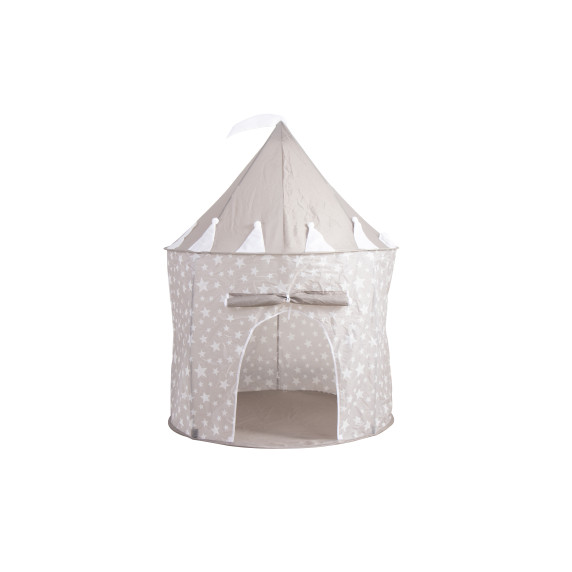 Cort de joacă pentru copii - Aga4Kids - castel - gri