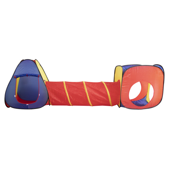 Detský hrací stan so spojovacím tunelom Aga4Kids MR7013 - farebný