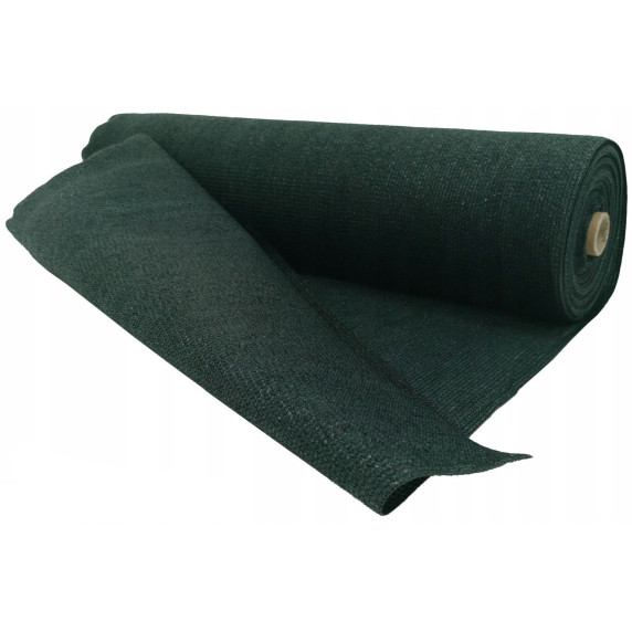 Plasă umbrire 90% - 1,5x25 m - verde - HDPE AGA