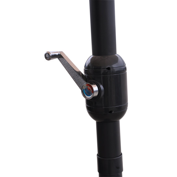 Umbrelă soare, model pătrat - albastru închis- 250 cm - LINDER EXCLUSIV