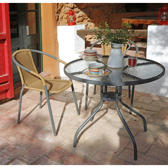 Masă grădină - 75 x 90 cm - Linder Exclusiv MR4354LGY
