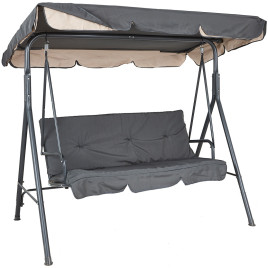 Kerti hintaágy AGA MAJKA MR4210DarkGrey - Sötét szürke - 