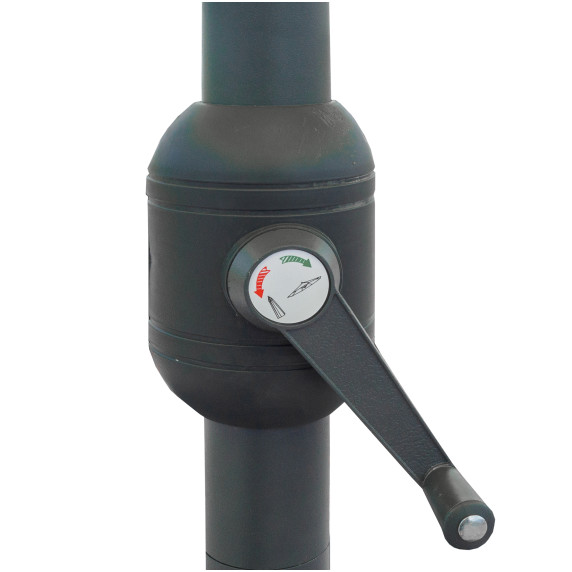 Záhradný slnečník Linder Excclusiv MC2200LG KNICK 250 cm Lime