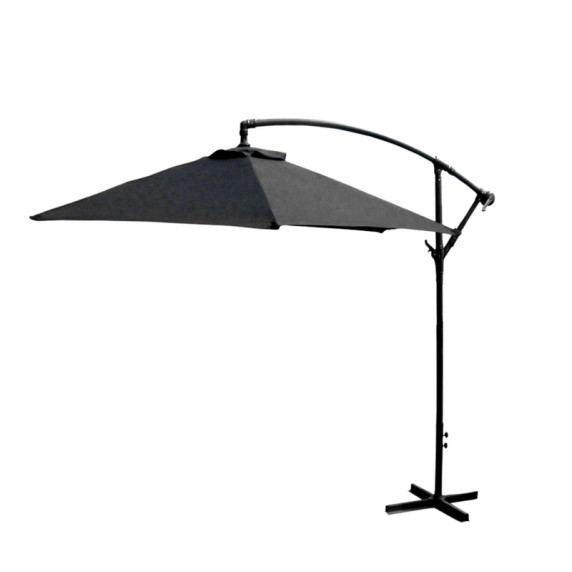 Függő napernyő 300 cm LINDER EXCLUSIV MC2010 - Sötét szürke