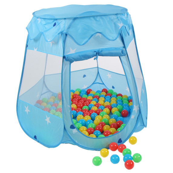 Detský hrací stan Aga4Kids ST-005-BLUE - Modrý