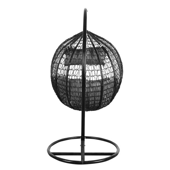 Fotoliu suspendat - Aga ORTA MR4200B-LG - Negru/Gri