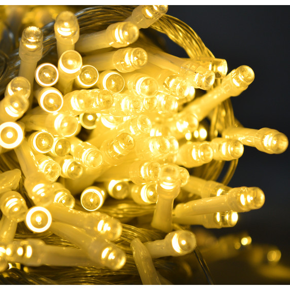 Ghirlandă de  Crăciun cu 100 LED - AGA MR8000WW - Alb cald