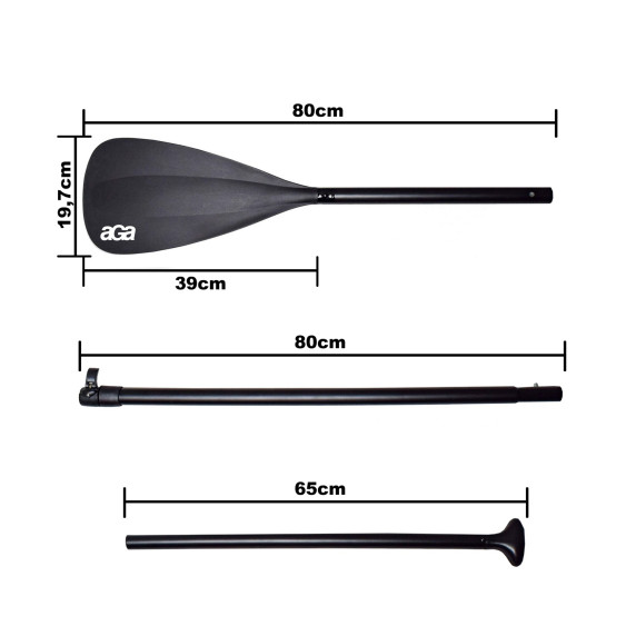 Placă Paddleboard/SUP  - 320 x 81 x 15 cm - AGA MR5011