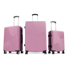 Bőrönd szett Aga Travel MR4654 Pink - 