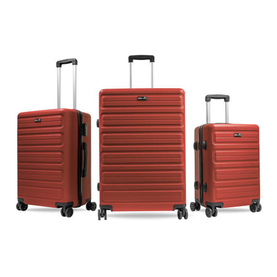 Bőrönd készlet AGA Travel MR4657-Red - Piros