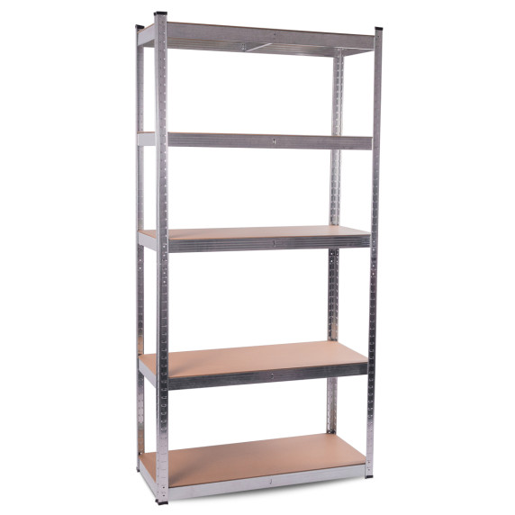 Kovový regál 180 x 90 x 40 cm 5 políc AGA MR4602