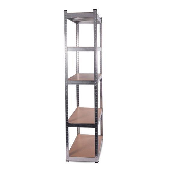 Kovový regál 180 x 90 x 40 cm 5 políc AGA MR4602