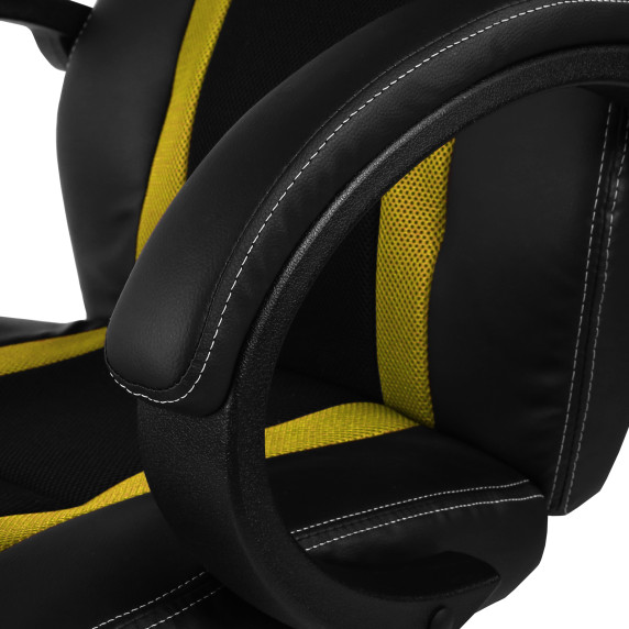 Forgószék, gamer szék AGA MR2060YELLOW - Fekete/sárga
