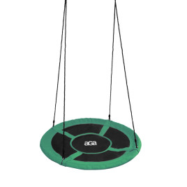 Záhradný hojdací kruh 90 cm AGA MR1190-DarkGreen - tmavozelený - 