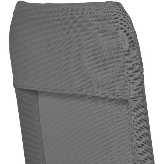 2x Záhradné lehátko AGA SIESTA 2x MR4250-Grey / 2x MC372171G - sivé