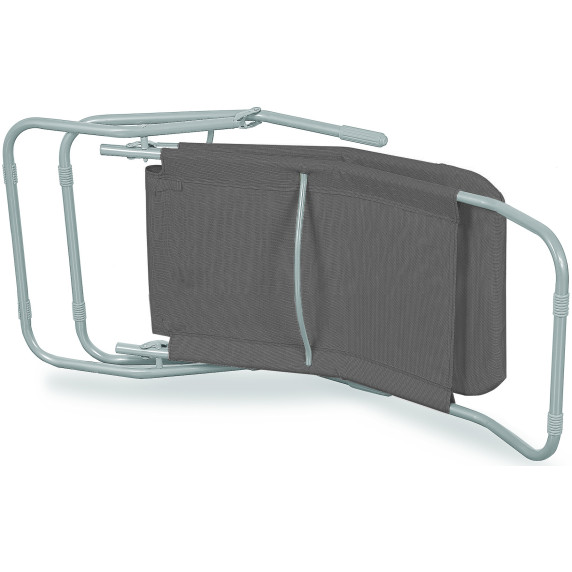 2x Záhradné lehátko AGA SIESTA 2x MR4250-Grey / 2x MC372171G - sivé
