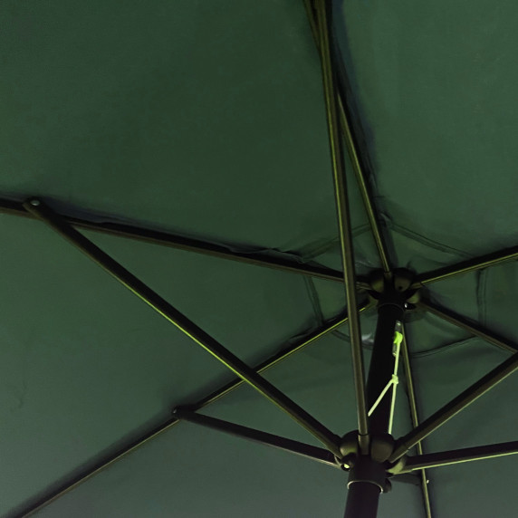 Kerti napernyő 300 cm AGA MR2027 - Dark Green - sötétzöld
