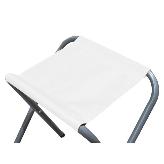 Kempingová skladacia stolička AGA MR2093-White - biela