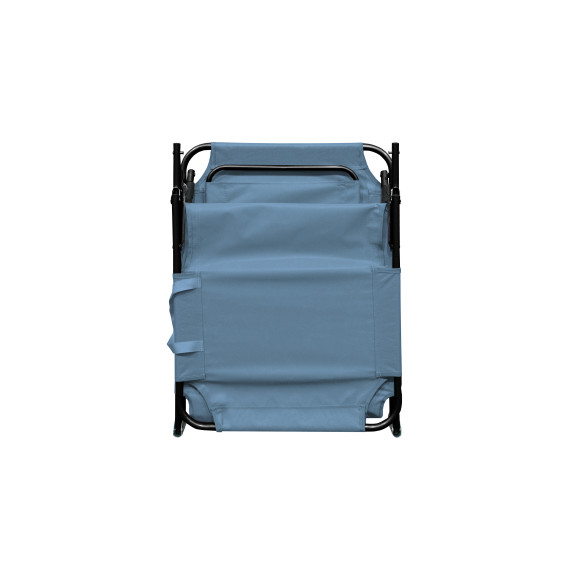 Záhradné polohovacie lehátko so strieškou AGA MR4254-LightBlue - svetlomodré