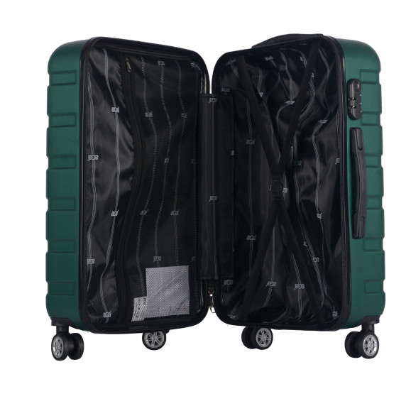 Bőrönd szett AGA Travel MR4660-Dark Green - sötétzöld