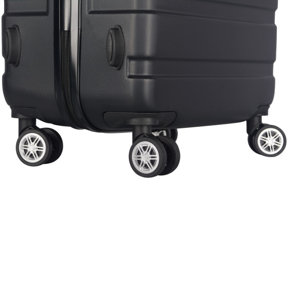 Bőrönd AGA Travel MR4661-Black - fekete