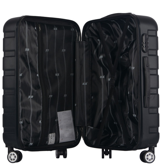 Troler - AGA Travel MR4661-Black - negru