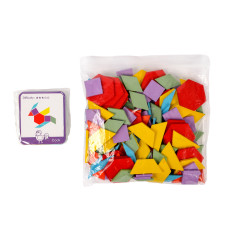 Puzzle din lemn cu forme geometrice - AGA MR1546 - 