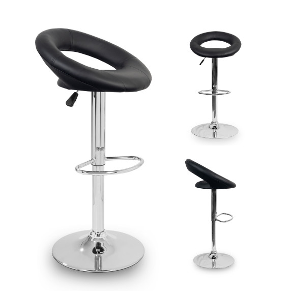 Bárszék AGA MR2036Black - Fekete