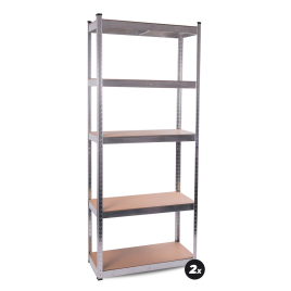 Raft de depozitare - 174 x 75 x 30 cm - 5 rafturi - AGA MR4601-2 Raft de depozitare - 174 x 75 x 30 cm - 5 rafturi - AGA MR4601-2 -